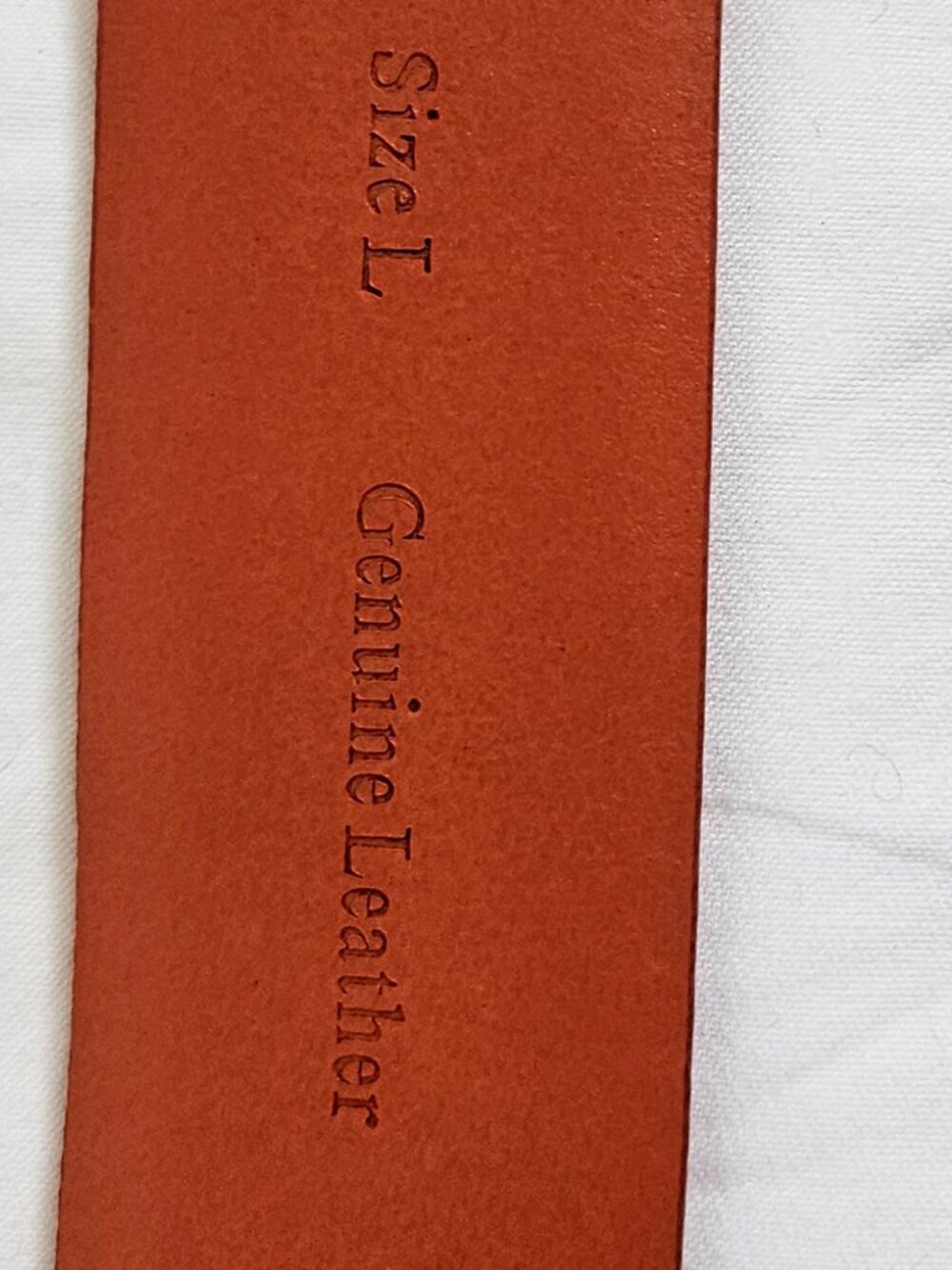 Banana Republic Burnt Orange Leather Belt – Gold Hardware – NWOT - Picture 6 of 8